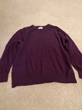 Goodfellow & Co Men's Crewneck Sweater - Deep Burgundy